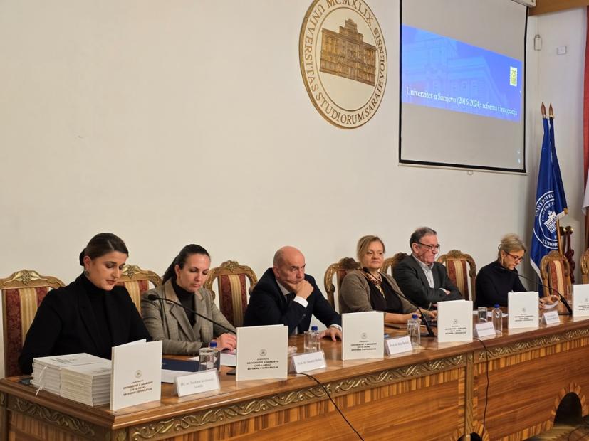 Promovirana monografija "Univerzitet u Sarajevu (2016-2024): reforma i integracija"