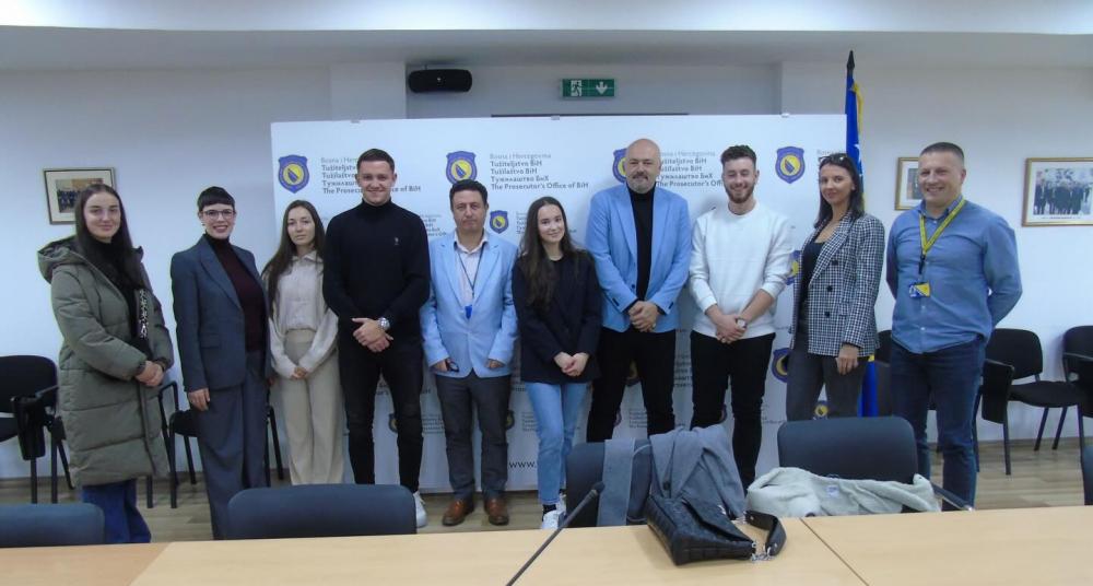 Studenti Fakulteta za kriminalistiku, kriminologiju i sigurnosne studije UNSA posjetili Tužilaštvo Bosne i Hercegovine