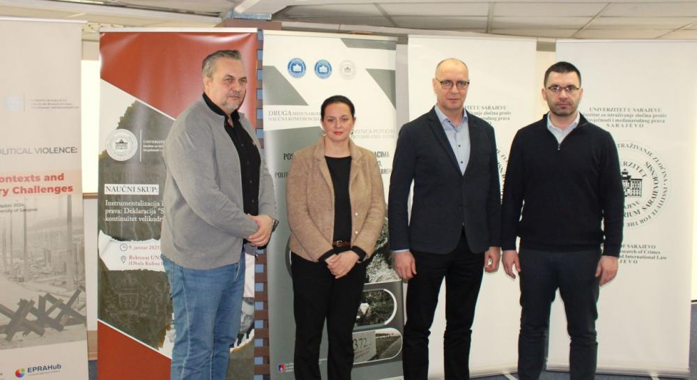 Gradonačelnik Tuzle i rukovodstvo RTV7 u posjeti Institutu za istraživanje zločina protiv čovječnosti i međunarodnog prava UNSA