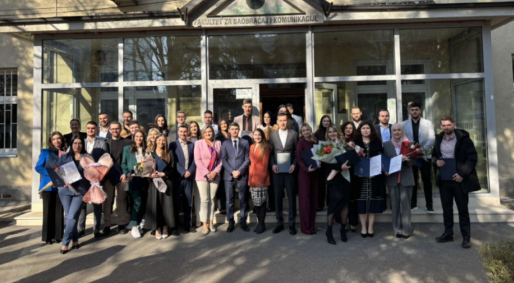 Svečana promocija magistranata i diplomanata na Fakultetu za saobraćaj i komunikacije UNSA