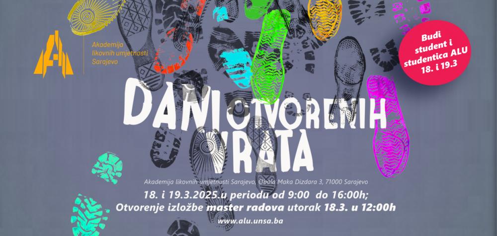 Dani otvorenih vrata ALU UNSA’ 25 i otvorenje izložbe Master radova studenata i studentica