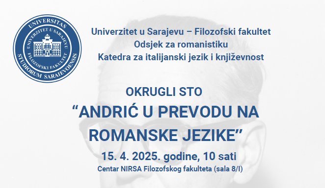 Okrugli sto "Andrić u prevodu na romanske jezike"