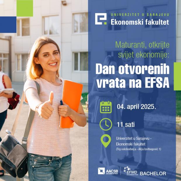 Dani otvorenih vrata Ekonomskog fakulteta Univerziteta u Sarajevu