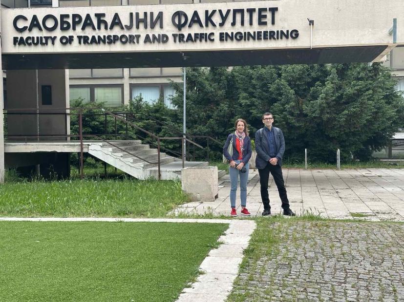 Posjeta Saobraćajnom fakultetu Univerziteta u Beogradu u okviru projekta pod nazivom „Application of machine learning to estimate the impact of car-related emissions at urban intersections“