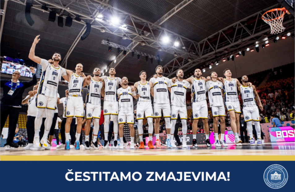Čestitka košarkaškoj reprezentaciji Bosne i Hercegovine