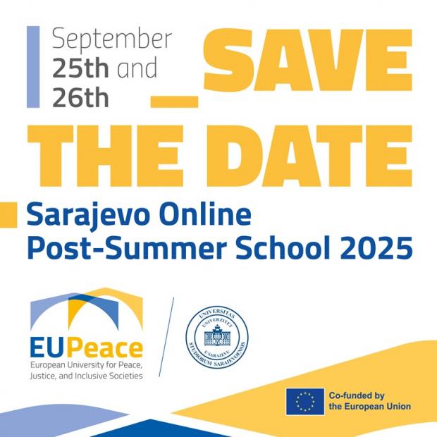EUPeace | U četvrtak počinje Sarajevo Online Post-Summer School 2025