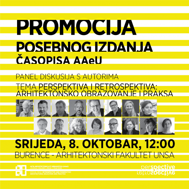 Promocija posebnog broja časopisa Acta Architectonica et Urbanistica (AAeU)