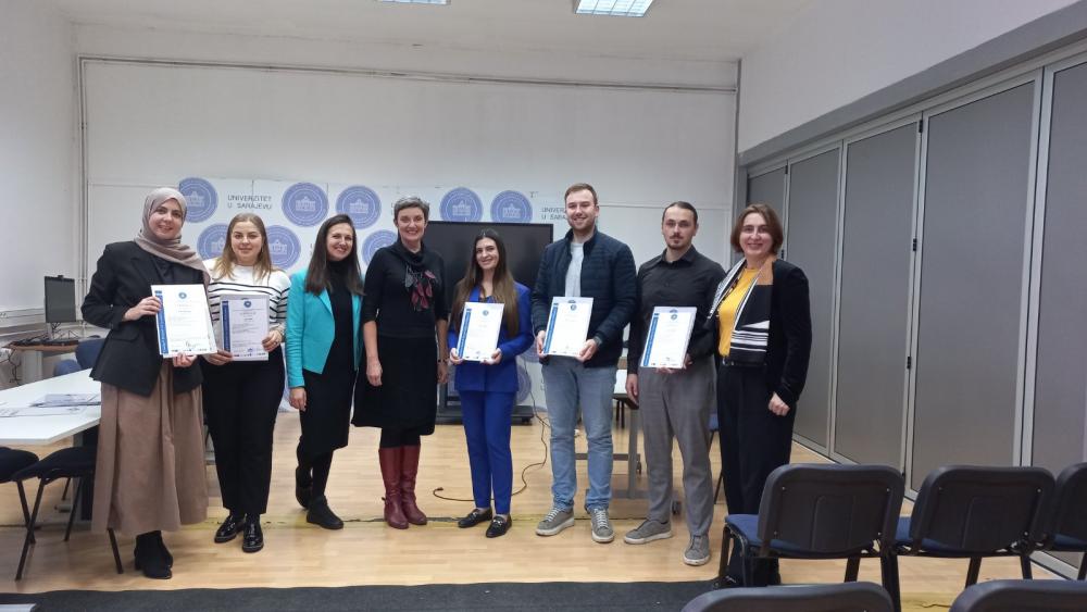 Svečano dodjeljeni certifikati učesnicima TRAIN programa Univerziteta u Sarajevu