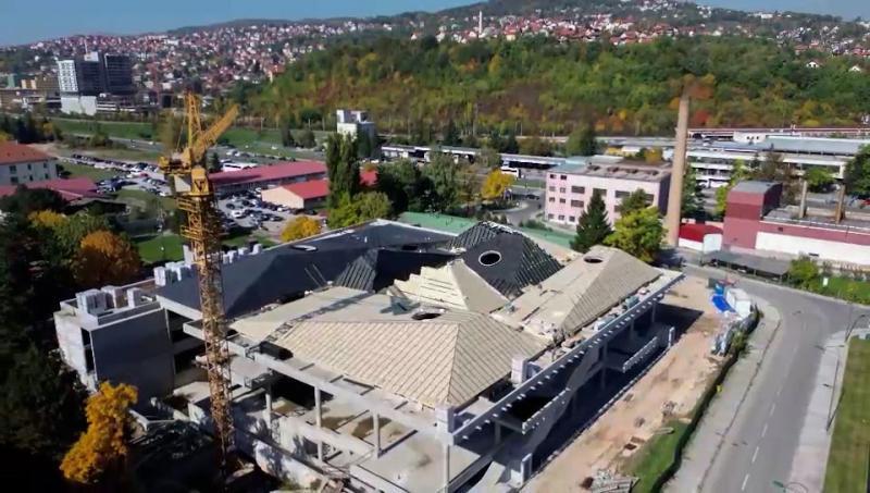 Biblioteka Univerziteta u Sarajevu dobiva krov: Dinamično se nastavljaju instalacijski i enterijerski radovi