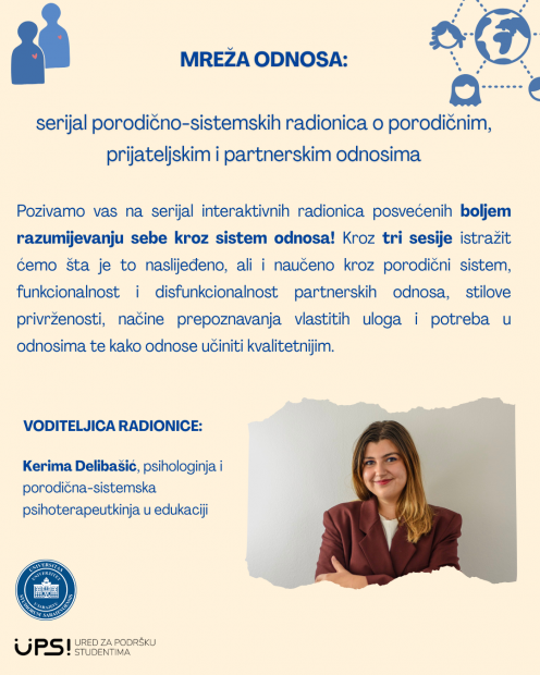 Serijal interaktivnih radionica posvećenih boljem razumijevanju sebe kroz sistem odnosa