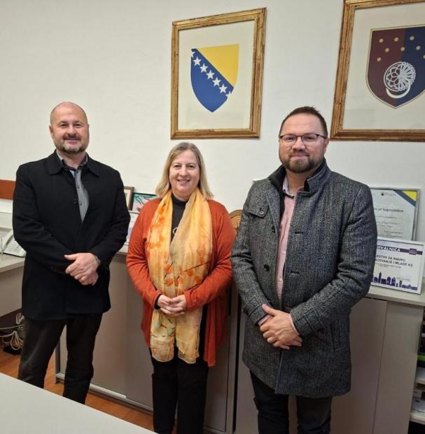 Sastanak ministrice za nauku, visoko obrazovanje i mlade KS i dekana Fiozofskog fakulteta UNSA