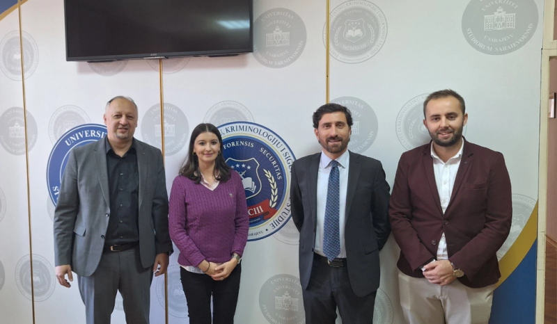 Posjeta prof. dr. Alessandra Lazarija Fakultetu za kriminalistiku, kriminologiju i sigurnosne studije UNSA