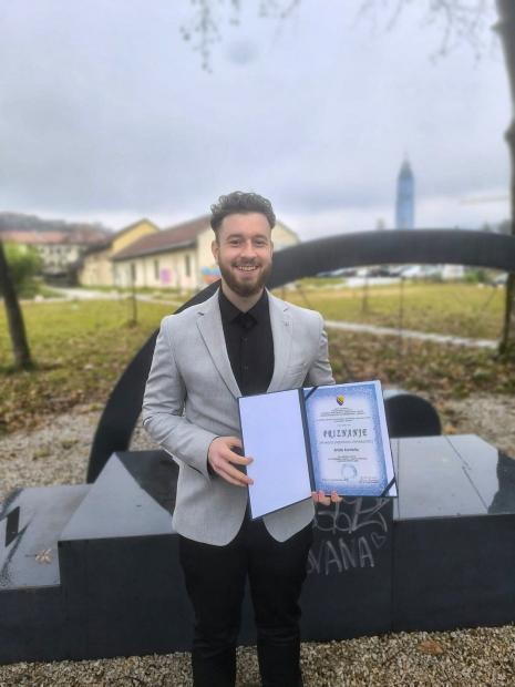 Arnel Kurtović dobitnik priznanja „Studiosus ingeniosus Universitatis“