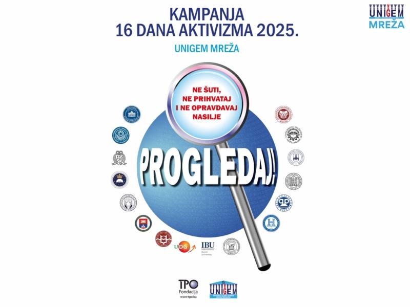 Kampanja “16 dana aktivizma protiv rodno zasnovanog nasilja“