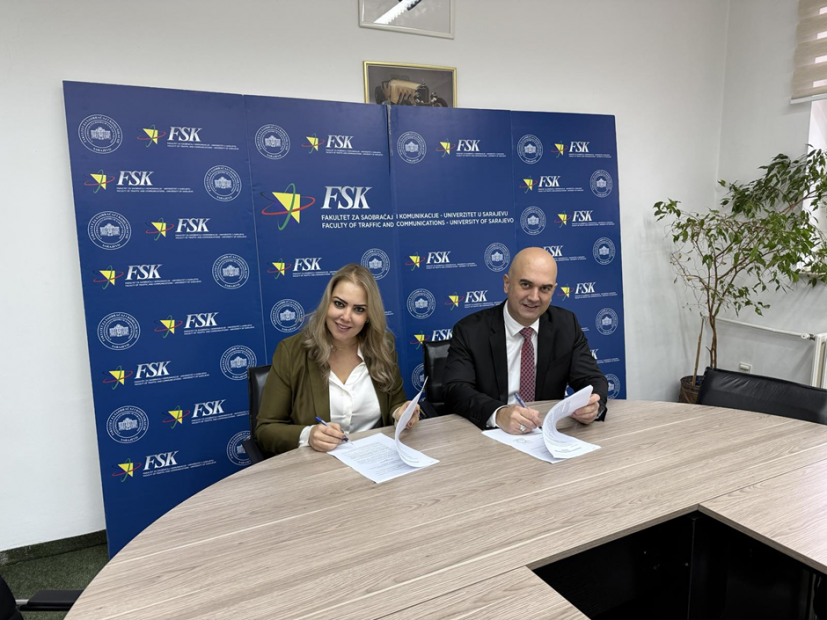 Potpisan Sporazum o poslovno-tehničkoj saradnji između Fakulteta za saobraćaj i komunikacije UNSA i kompanije Dragon Maritime SEE d.o.o.