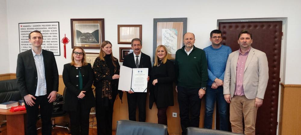 Oproštajna posjeta ambasadora Države Palestine Filozofskom fakultetu UNSA