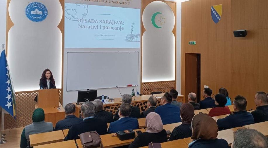 Fakultet islamskih nauka UNSA | Akademska tribina o opsadi Sarajeva, narativima i poricanju zločina