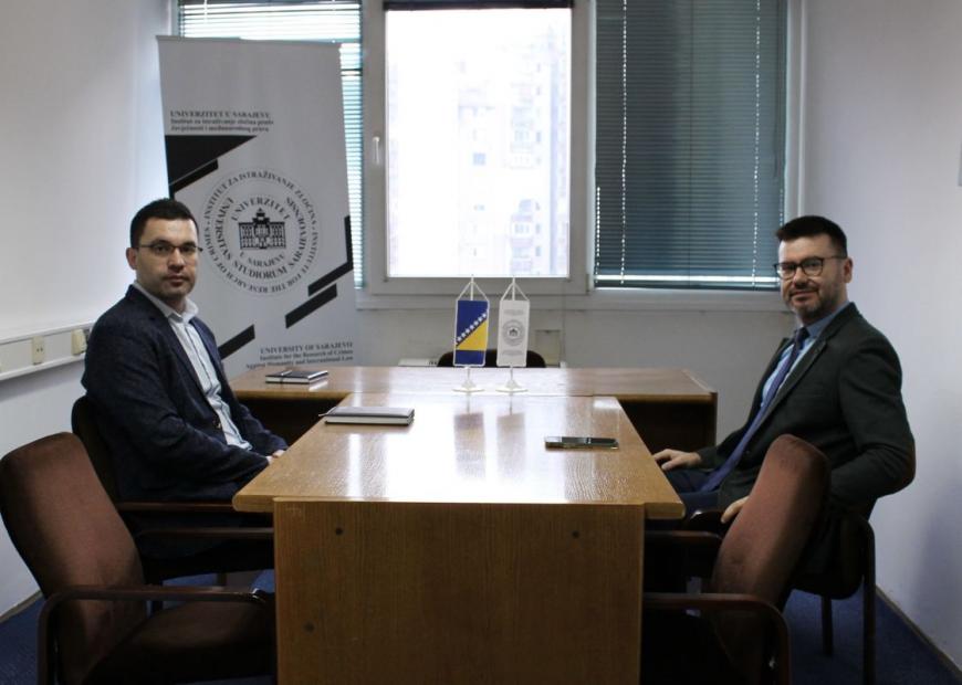 Jačanje institucionalne saradnje između Pravnog fakulteta Univerziteta u Zenici i Instituta za istraživanje zločina protiv čovječnosti i međunarodnog prava UNSA