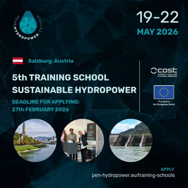 “5th TRAINING SCHOOL SUSTAINABLE HYDROPOWER” program