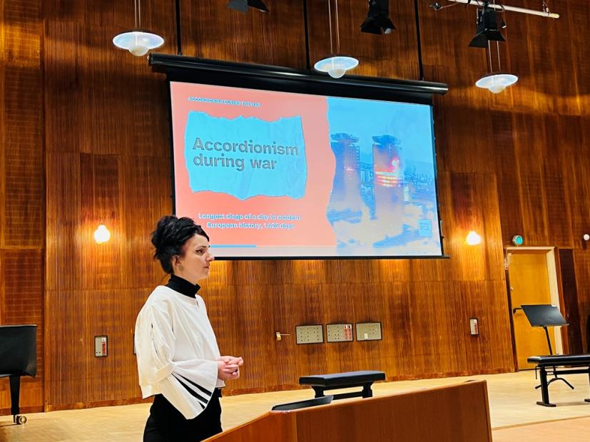 Redovna profesorica dr. Belma Šarančić održala je predavanje na Royal Danish Academy of music u Kopenhagenu, u sklopu simpozija "Woman in accordion"