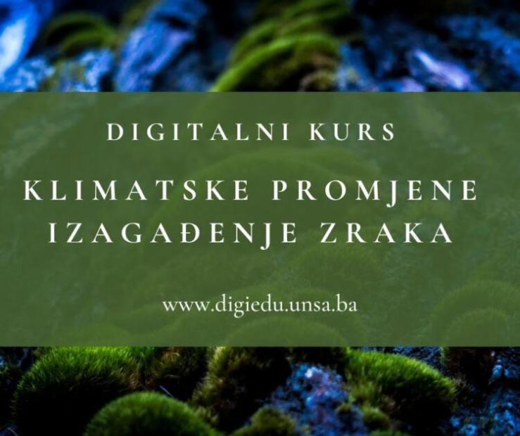 Digitalni kurs "Klimatske promjene i zagađenje zraka" sada dostupan online | Registrujte se!