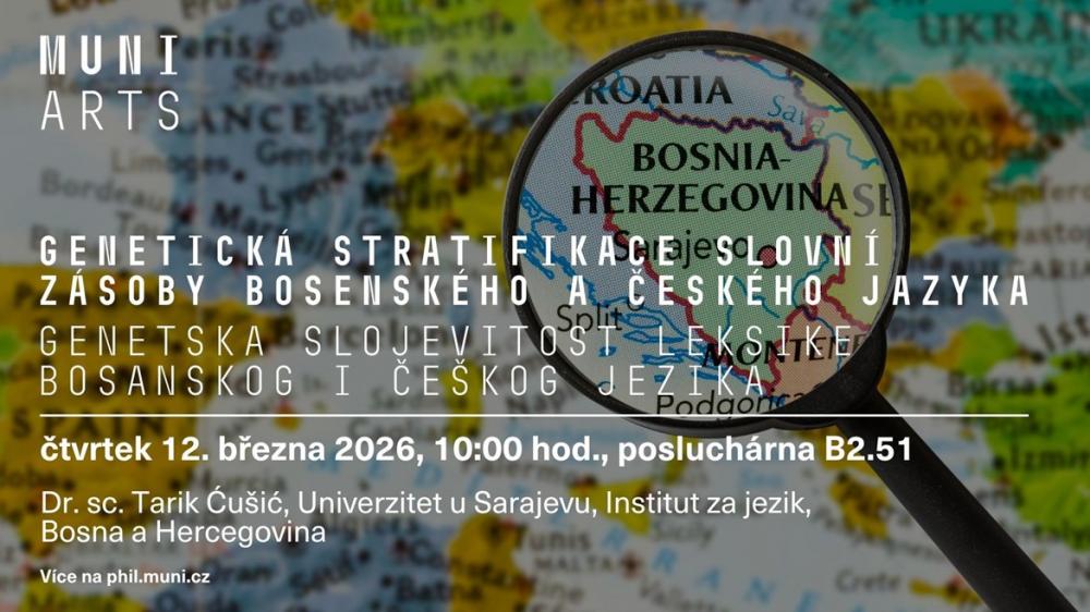 Naučni saradnik Instituta za jezik UNSA dr. Tarik Ćušić u akademskoj posjeti Odsjeku za slavistiku Filozofskog fakulteta u Brnu
