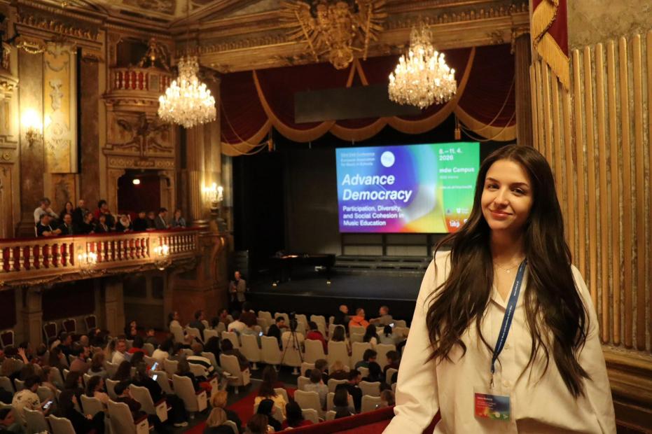 Studentica Muzičke akademije Adna Mašović učestvovala na međunarodnom EAS Studentskom forumu u Beču