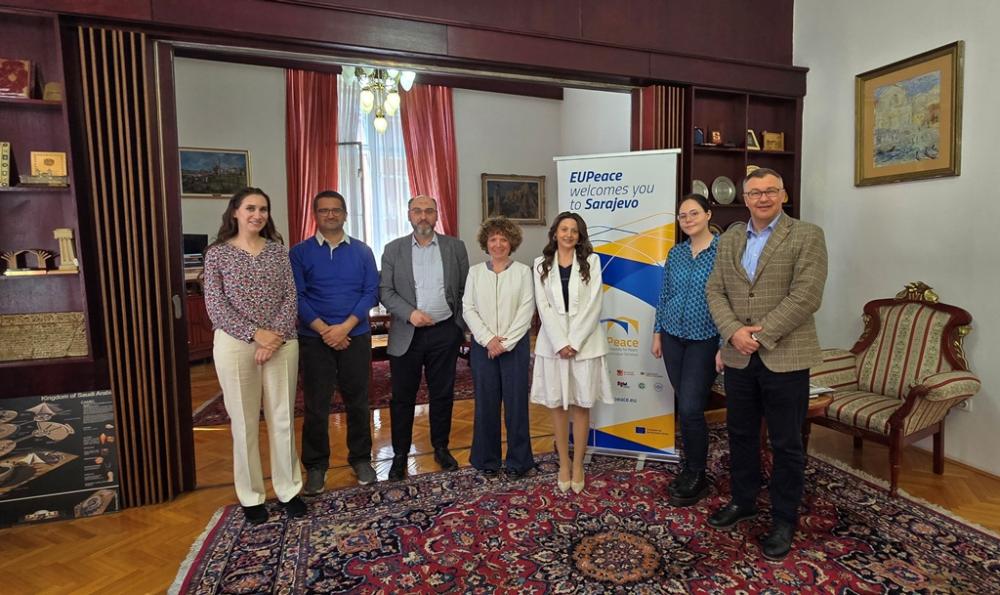 Univerzitet u Sarajevu upriličio prijem za doktorante koji realiziraju mobilnost uz podršku EUPeace Doctoral Mobility Grant-a