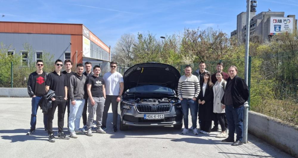 Stručna posjeta studenata Odsjeka za motore i vozila Mašinskog fakulteta UNSA stanici tehničkog pregleda Autocentar BH d.o.o. Sarajevo