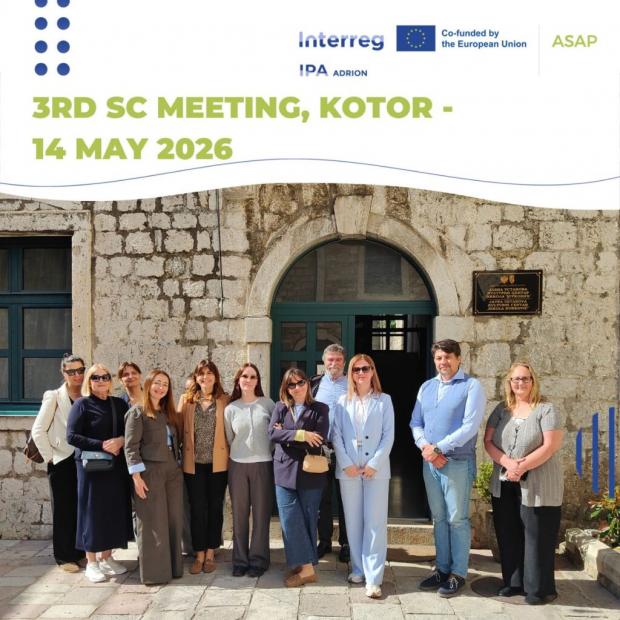Fakultet za saobraćaj i komunikacije UNSA | Održan 3. Steering Committee Meeting projekta ASAP u Kotoru