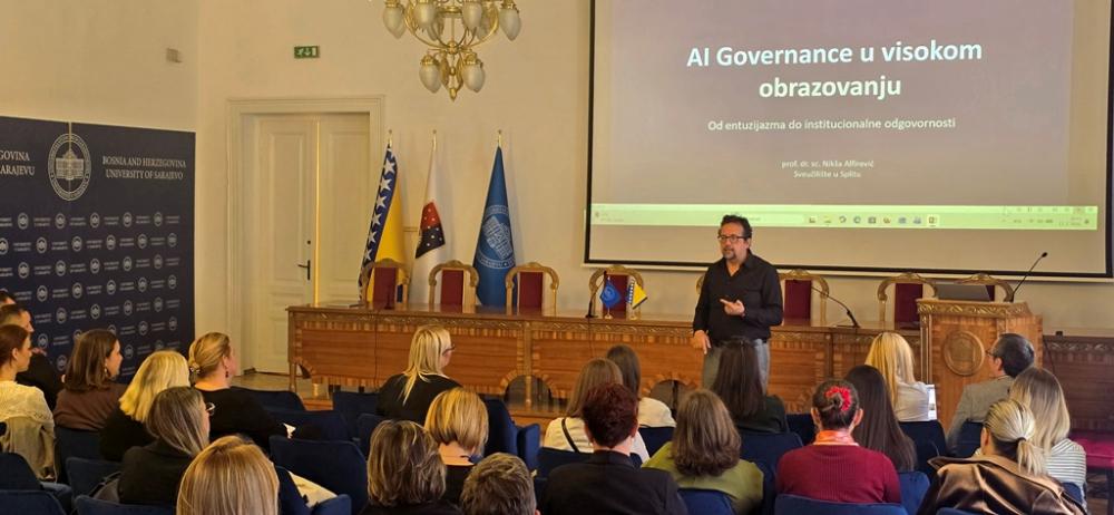 Na Univerzitetu u Sarajevu održan seminar „Responsible AI in Research“