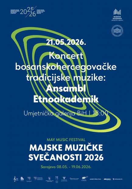 Koncert ansambla Etnoakademik u okviru 19. Majskih muzičkih svečanosti 
