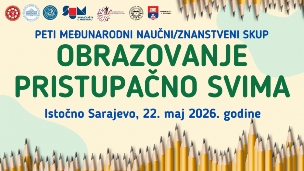 Peti međunarodni/znanstveni skup "Obrazovanje pristupačno svima" | PROGRAM