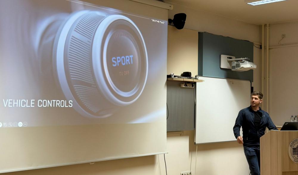 Održano predavanje inženjera iz Rimac Technologyja na Mašinskom fakultetu UNSA