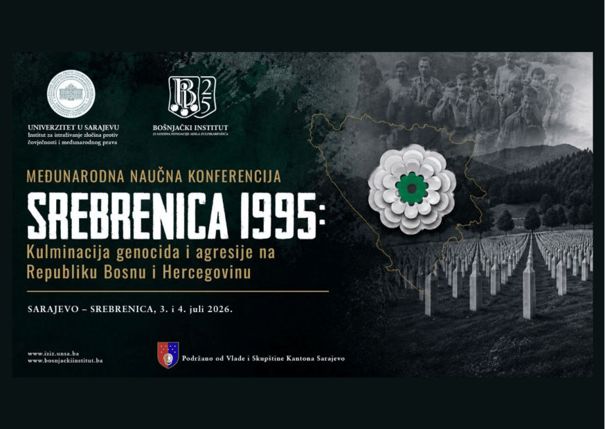 U petak otvaranje međunarodne naučne konferencije “Srebrenica 1995: Kulminacija genocida i agresije na Republiku Bosnu i Hercegovinu”
