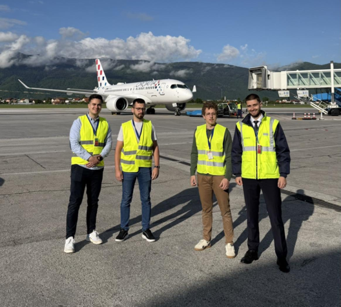 Studenti Fakulteta za saobraćaj i komunikacije uspješno završili praksu na Međunarodnom aerodromu Sarajevo