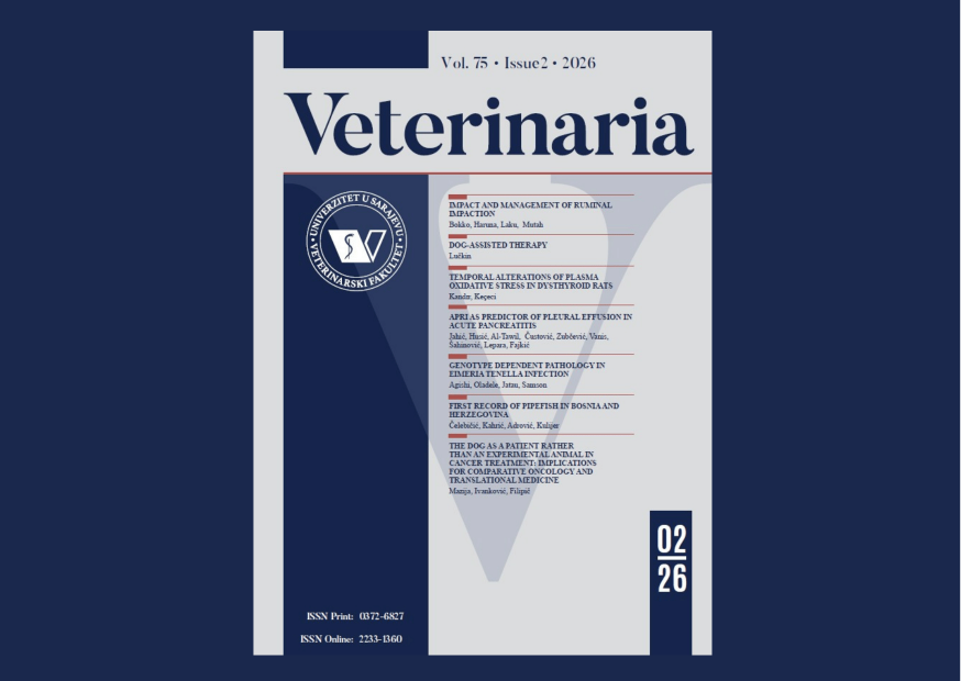Objavljena dva nova izdanja časopisa Veterinaria