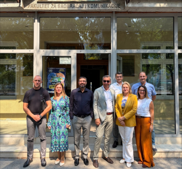 Fakultet za saobraćaj i komunikacije UNSA | Održan projektni sastanak u okviru Erasmus+ projekta BalkanITS