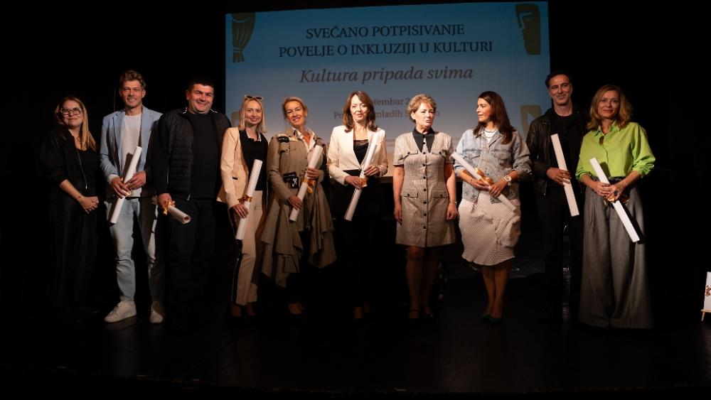 Potpisana Povelja o inkluziji u kulturi: Zajedničko opredjeljenje za kulturu u kojoj svako može pristupiti, učestvovati i stvarati