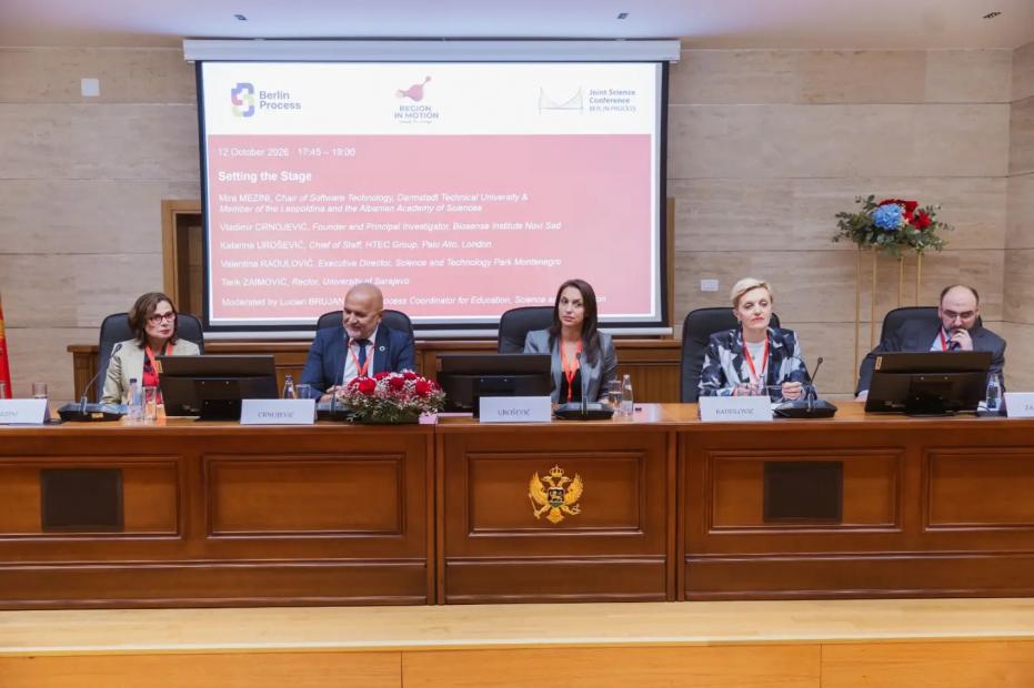 Rektor UNSA prof. dr. Tarik Zaimović uvodničar na 10. zajedničkoj naučnoj konferenciji Berlinskog procesaRektor UNSA prof. dr. Tarik Zaimović uvodničar na 10. zajedničkoj naučnoj konferenciji Berlinskog procesa