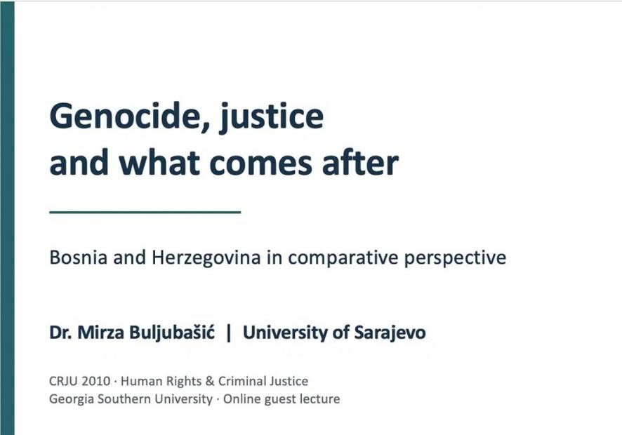 Iz Sarajeva u američku učionicu: doc. dr. Mirza Buljubašić o genocidu, pravdi i onome što dolazi poslije