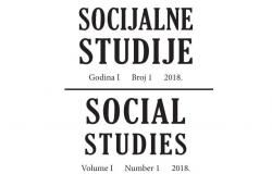 Prvi broj naučno-stručnog časopisa „Socijalne studije“