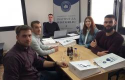 Studenti Odsjeka za historiju Filozofskog fakulteta u posjeti Institutu za historiju