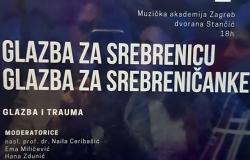 Tribina „Glazba za Srebrenicu, glazba za Srebreničanke, glazba i trauma“ održana na Muzičkoj akademiji Sveučilišta u Zagrebu