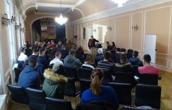 Ukrajinski akordeonista i reparator harmonika Victor Melnyk boravio na Muzičkoj akademiji