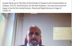 Predavanje Marjana Osvalda za studente poštanskih i komunikacijskih tehnologija