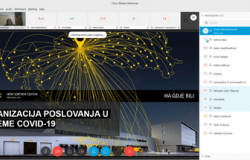 Na Fakultetu za saobraćaj i komunikacije održano online predavanje „Organizacija poslovanja u vrijeme COVID-19“