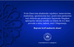 Bajram šerif mubarek olsun!