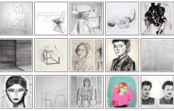 Rezultati online nastave na predmetu „Crtanje II“ na  Akademiji likovnih umjetnosti 