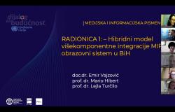 Realizirana petosedmična pilot-obuka nastavnika i bibliotekara OŠ „Hasan Kikić“ u Sarajevu